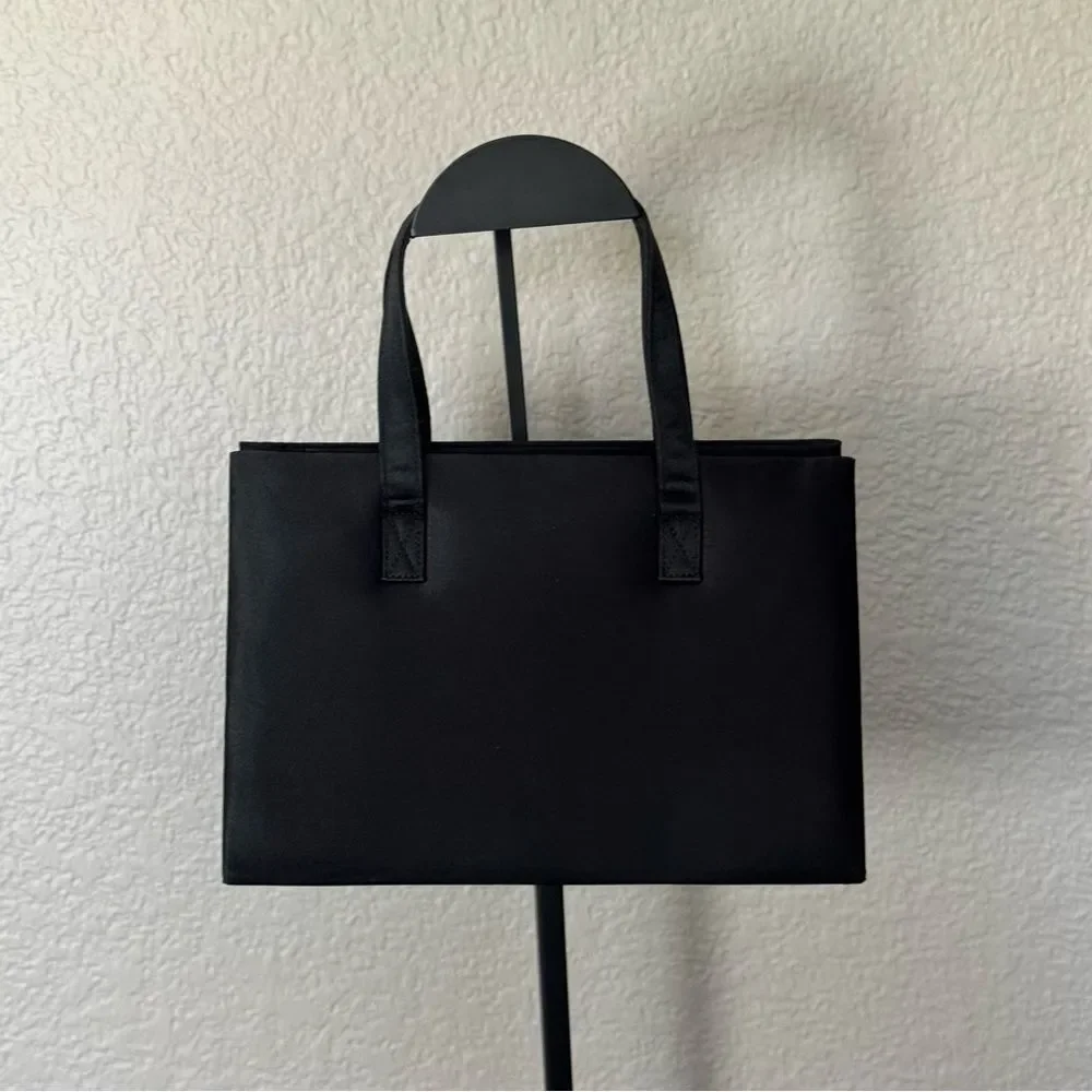 Evening Mini Black Tote Bag Crossbody